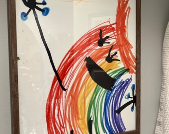 Brighten Up Your Dad’s Day with Rainbow Daddy - A 4 Year Old Girl’s Masterpiece