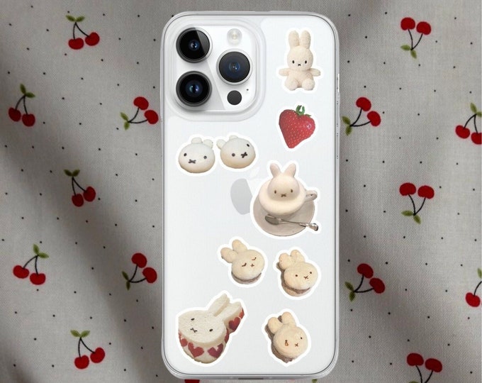 Miffy inspired Clear iPhone case