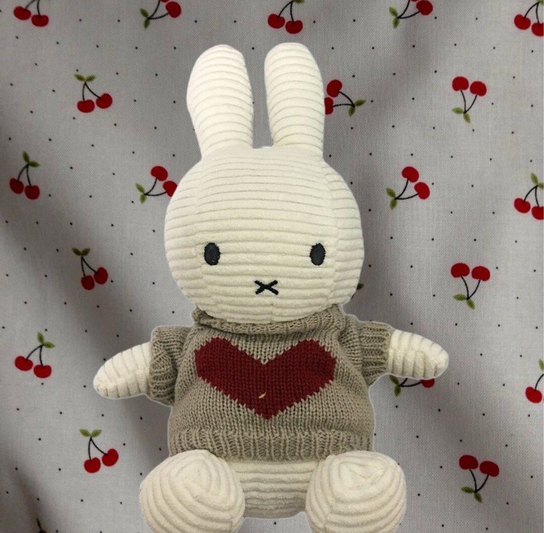 Miffy Plush With Sweater - Etsy Australia