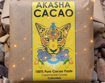 Akasha Ceremonial Cacao – Organic Colombian Cacao Paste