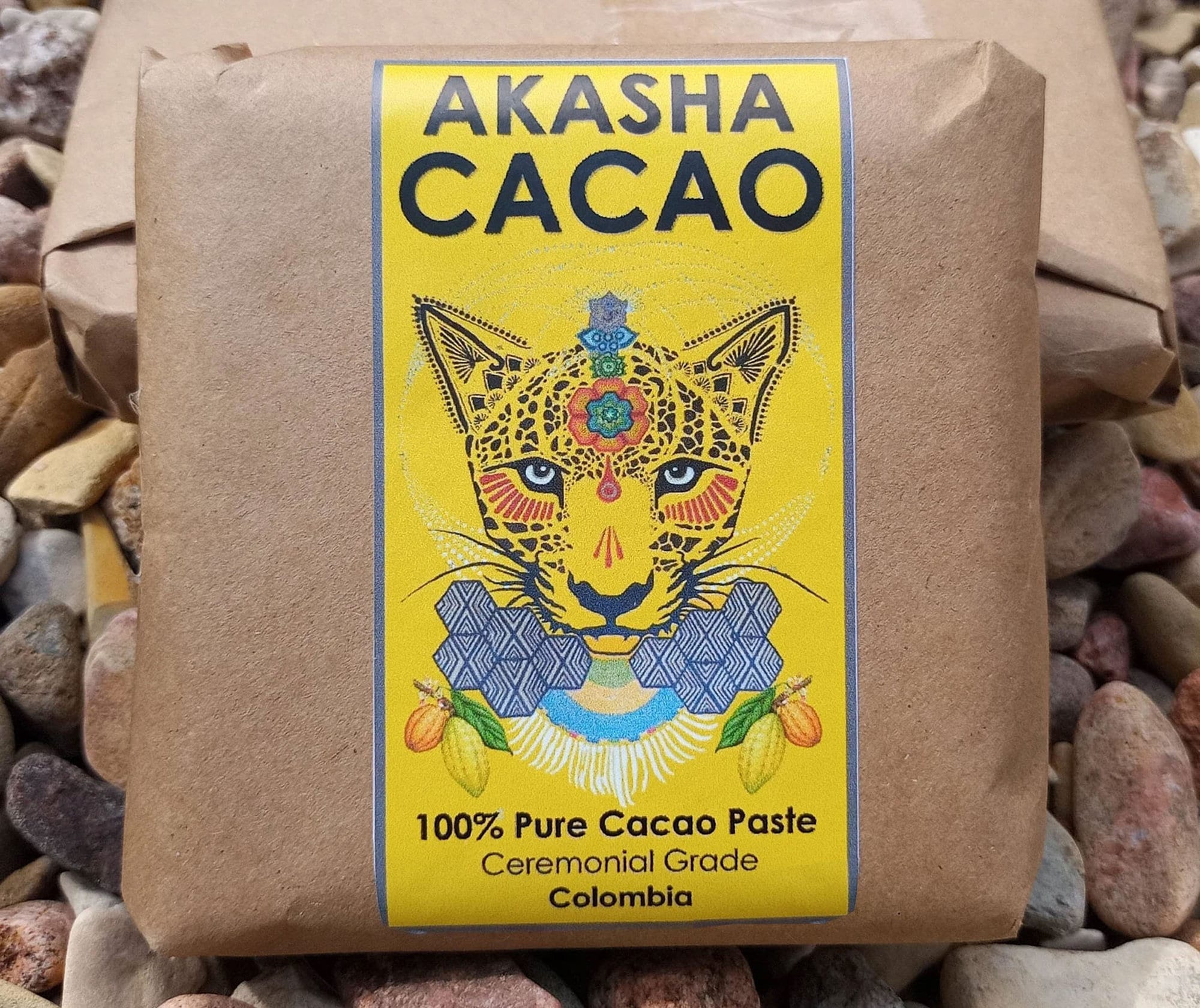 Colombian Organic Ceremonial Cacao: Artisanal Akasha Cacao Paste