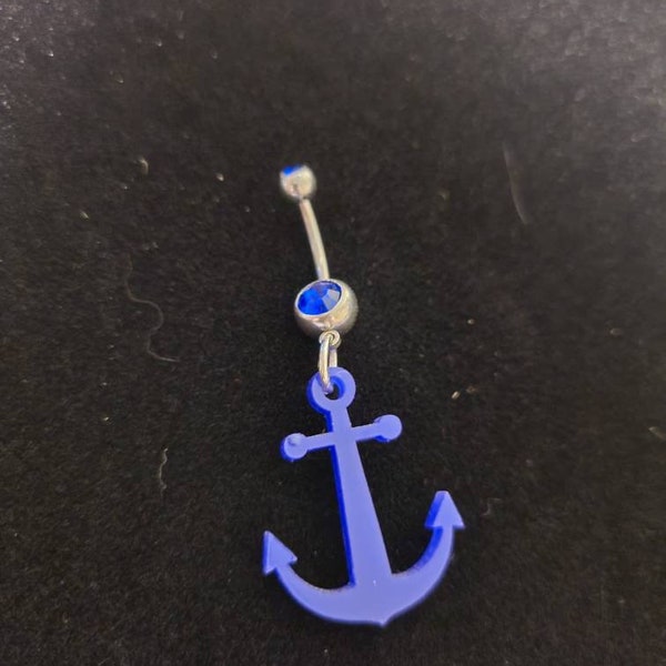 Anchor Belly Ring