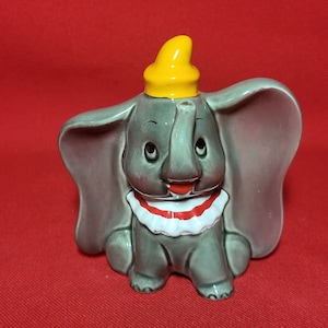 VTG Disney Dumbo Elephant Ceramic Figurine Japan