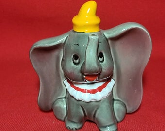 VTG Disney Dumbo Elefante Figura Cerámica Japón