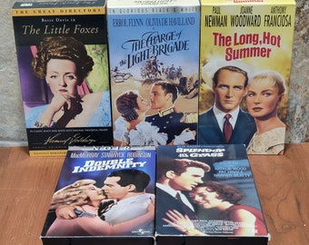 Vintage Classic Movies on VHS  Lot of 5 Tested