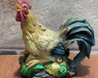 ヴィンテージ イタリア製 陶器製 雄鶏 チキン ピッチャー じょうろ