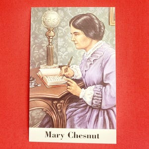 Mary Chestnut Cartolina del primo giorno 1995 Collezione classica della guerra civile