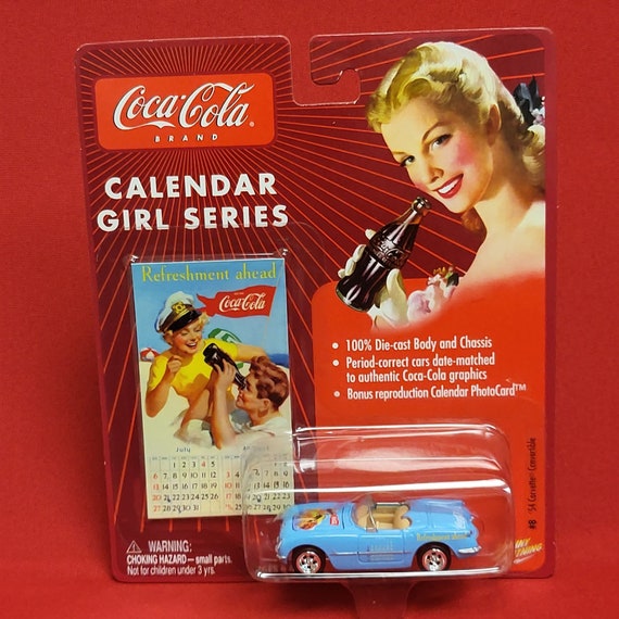 Coca Cola Johnny Lightning Calendar Girl Series Die Cast 54