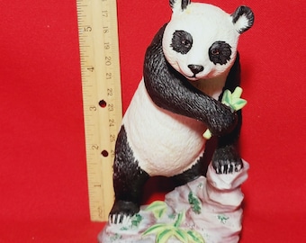 ヴィンテージ レフトン パンダと竹の置物 ホームデコレーション - Etsy