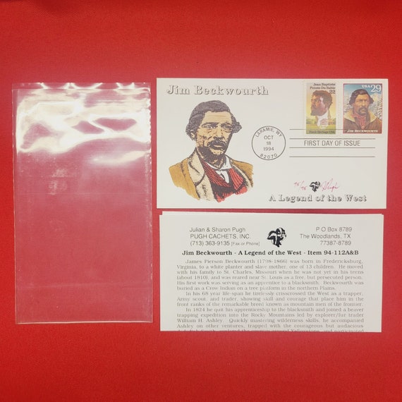 First Day of Issue Stamp Cache Envelope and Enclo… - image 3