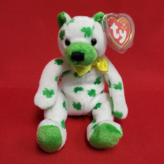 Clover the Bear Ty Beanie Babies Stuff Animal Plush Toy 2001 Etsy UK