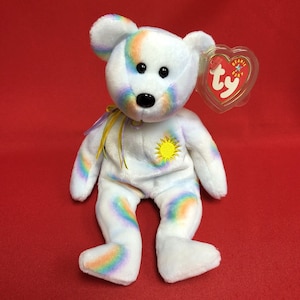 Cheery Rainbow Ty Beanie Babies Plush Stuffed Animal 2001
