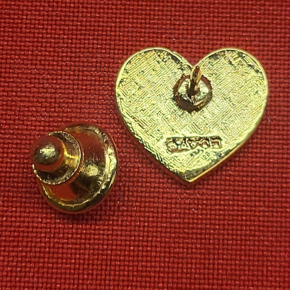 VTG Avon Patriotic Collectible Pin Heart Shaped U… - image 6