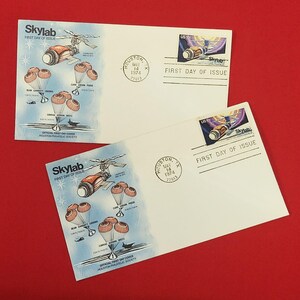 First Day of Issue Skylab Space Project Stamp Cache Envelope