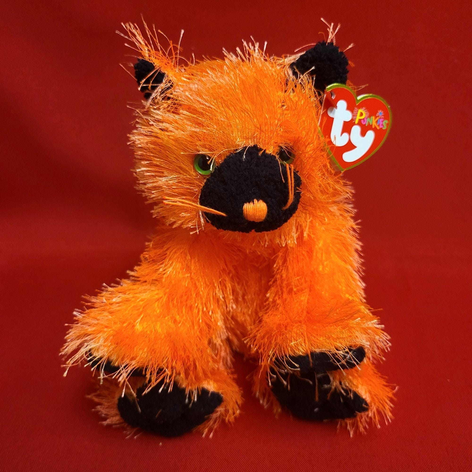 Spookers Orange Cat Ty Punkies Beanie Bag Plush 2004 Stuffed