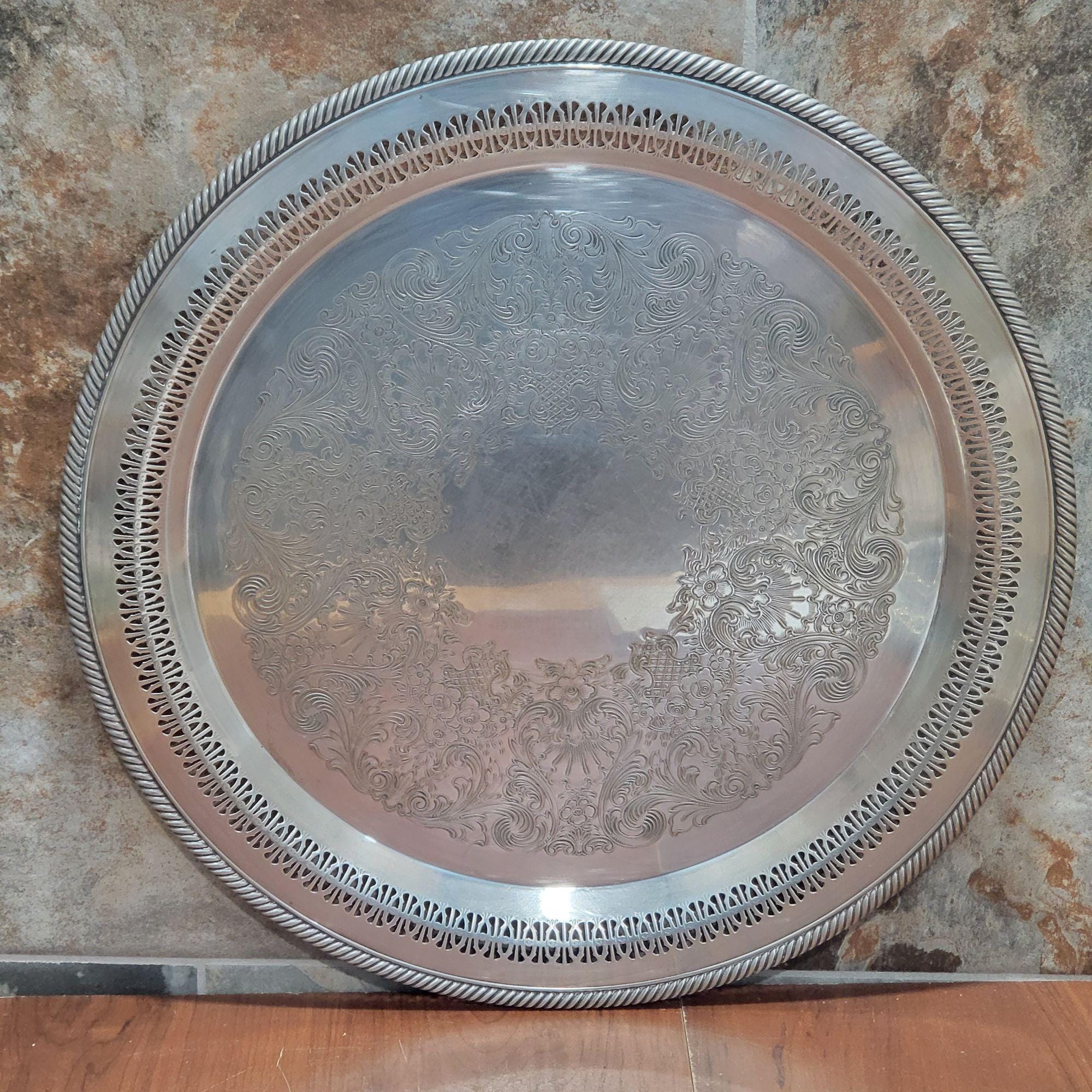 【WM.A. Rogers】 ミートプレート / サーバー 　46cm WM.A. Rogers】 ミートプレート / サーバー 46cm