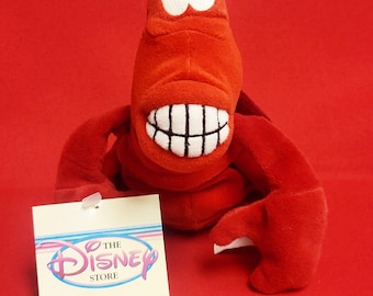 Disney Store Sebastian Mini Bean Bag Plush Stuffed Animal