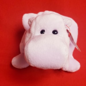 Ty Beanie Babies Happy The Hippopotamus 1993 Animal Plush Stuff Toy