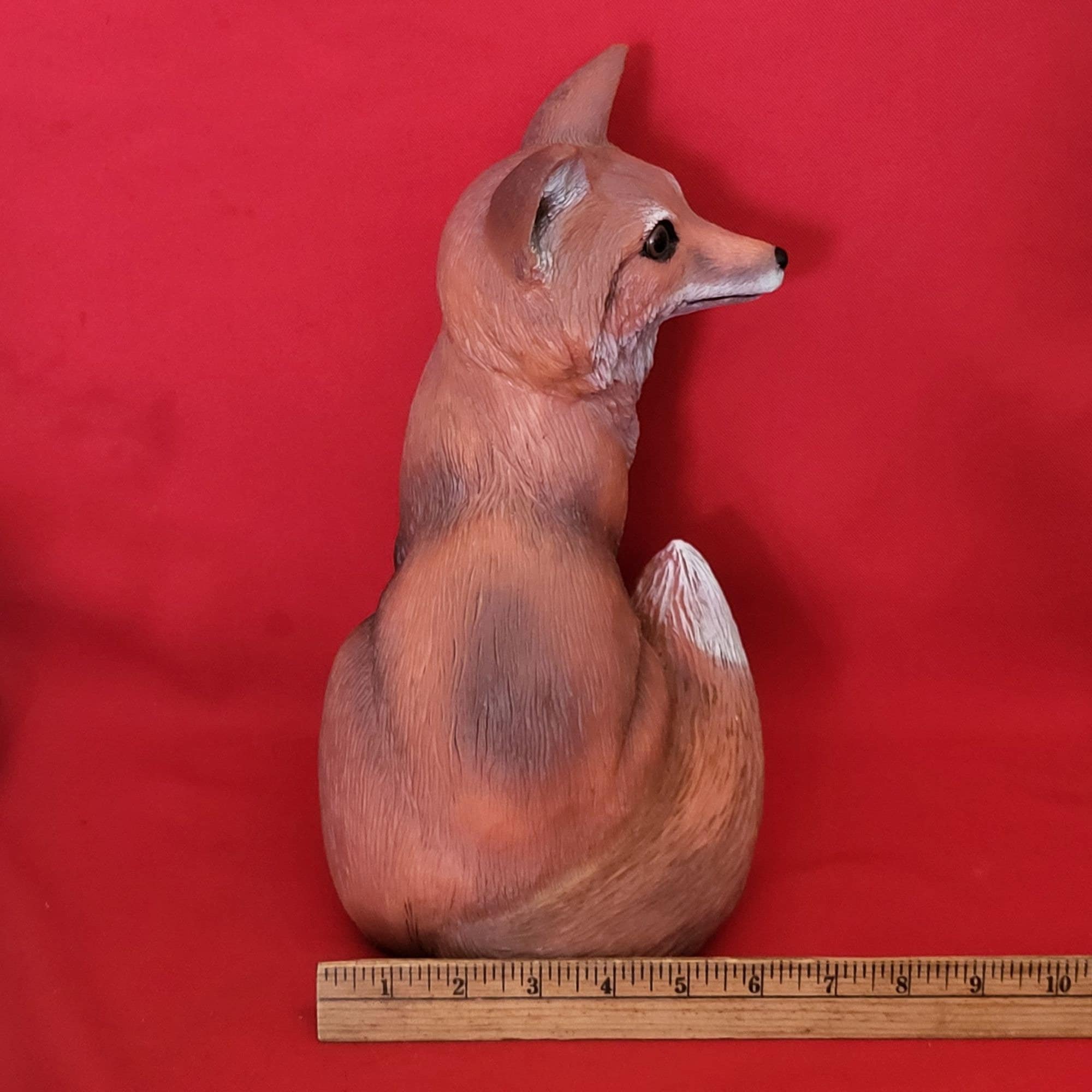 売り切り  Copenhargen Year Figurine Fox Roxy Wooden Figurine Fox from Spring Copenhagen