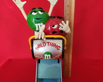 M & M Wild Thing Roller Coaster Dispenser Classic Collectible 2nd