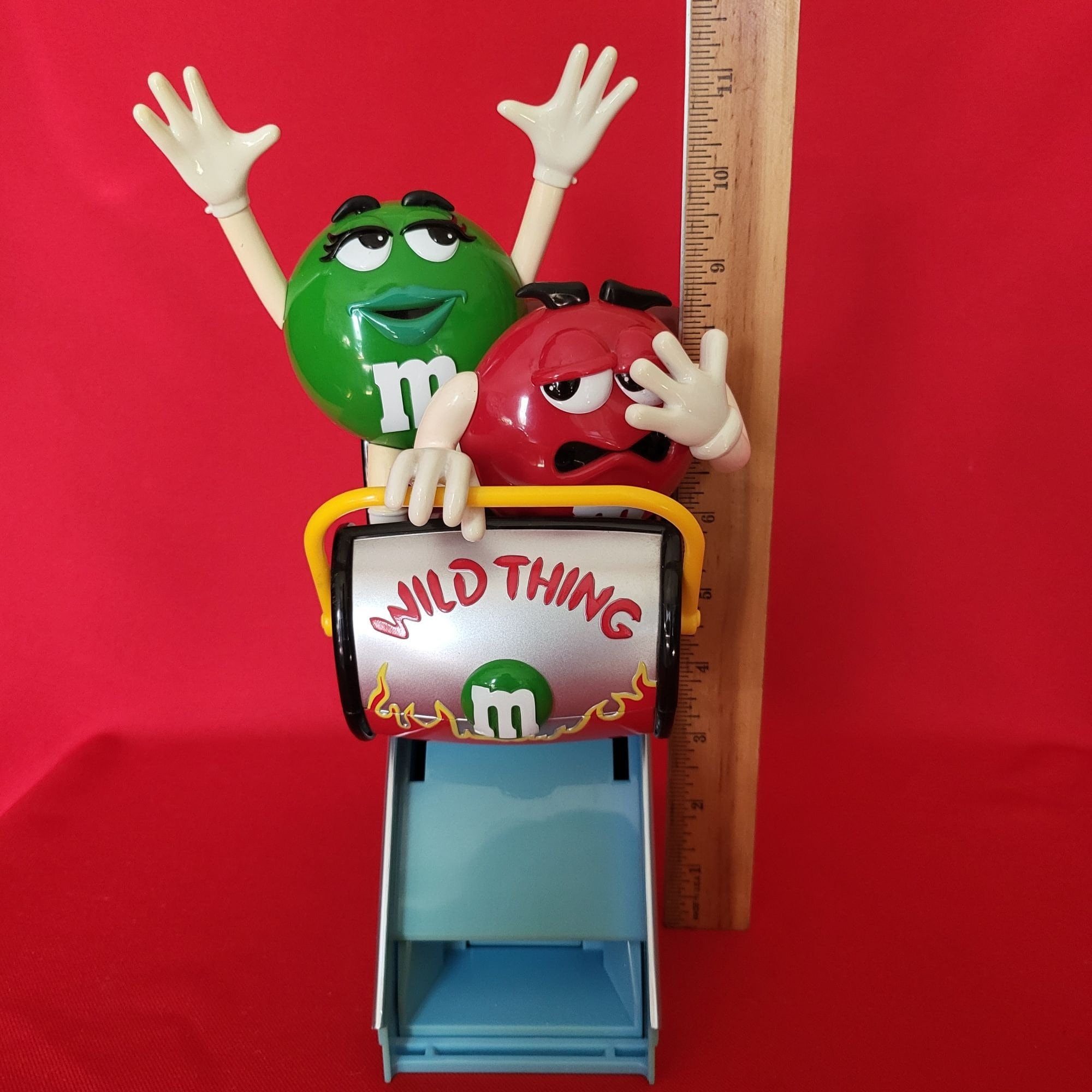 M & M Wild Thing Roller Coaster Dispenser Classic Collectible 2nd