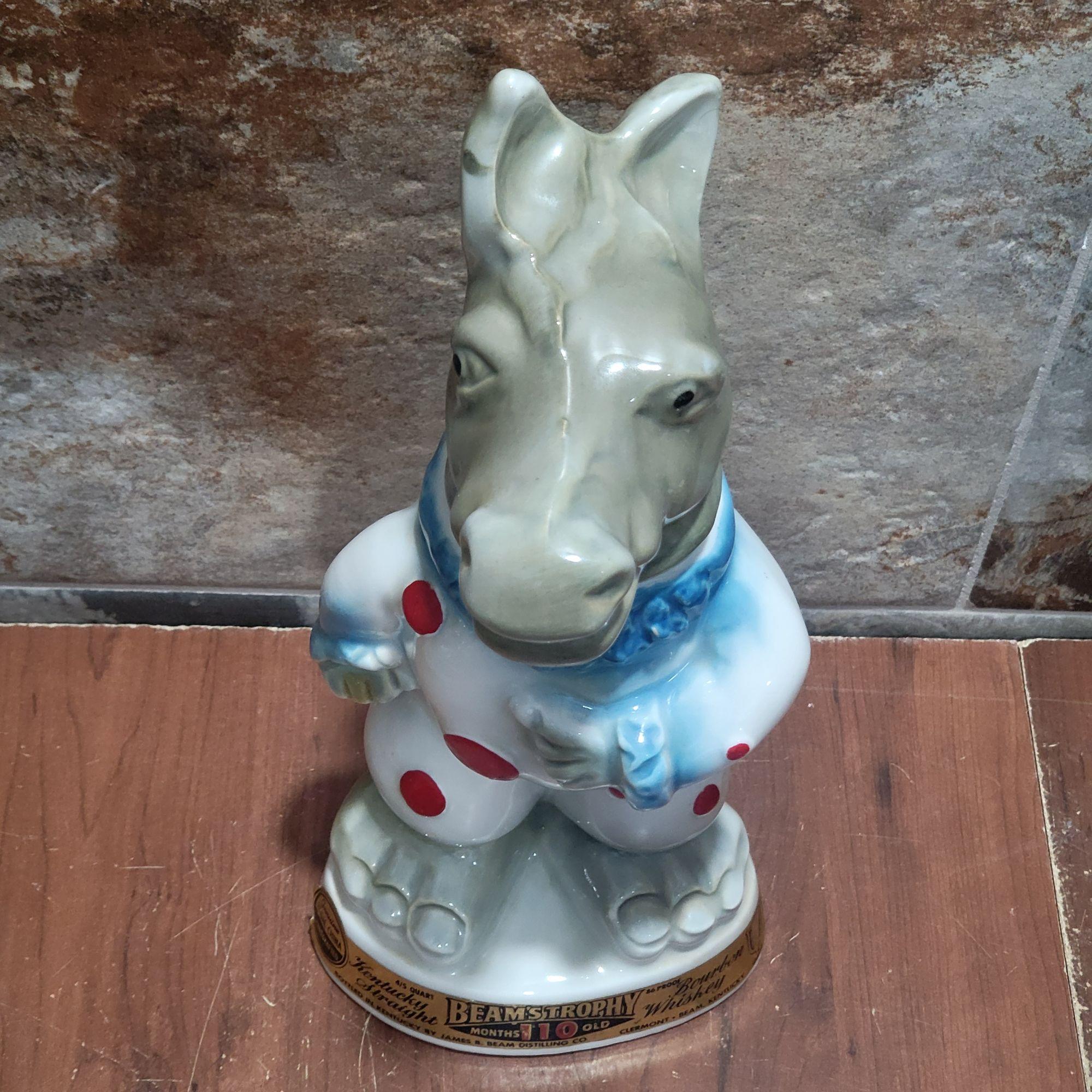 Vintage Jim Beam Kentucky Bourbon Whiskey Donkey Decanter 1968 - Etsy