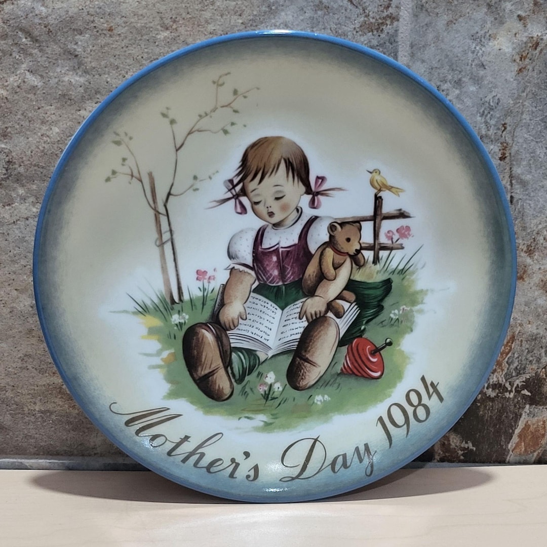 Schmid Hummel Mother's Day 1984 A Joy to Share Decorative Wall