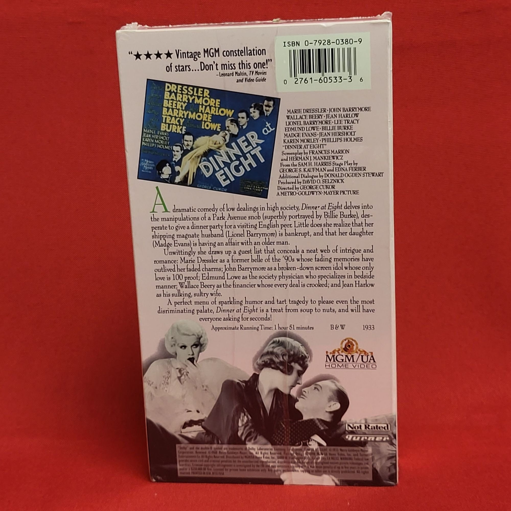 Dinner at Eight VHS New Sealed 27616053336| eBay