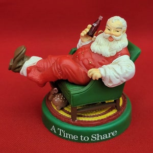 Coca Cola Santa A Time To Share Trim A Tree Collection 1993