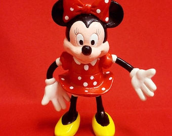 Vintage Disney Applaus Minnie Mouse beweegbaar figuurtje