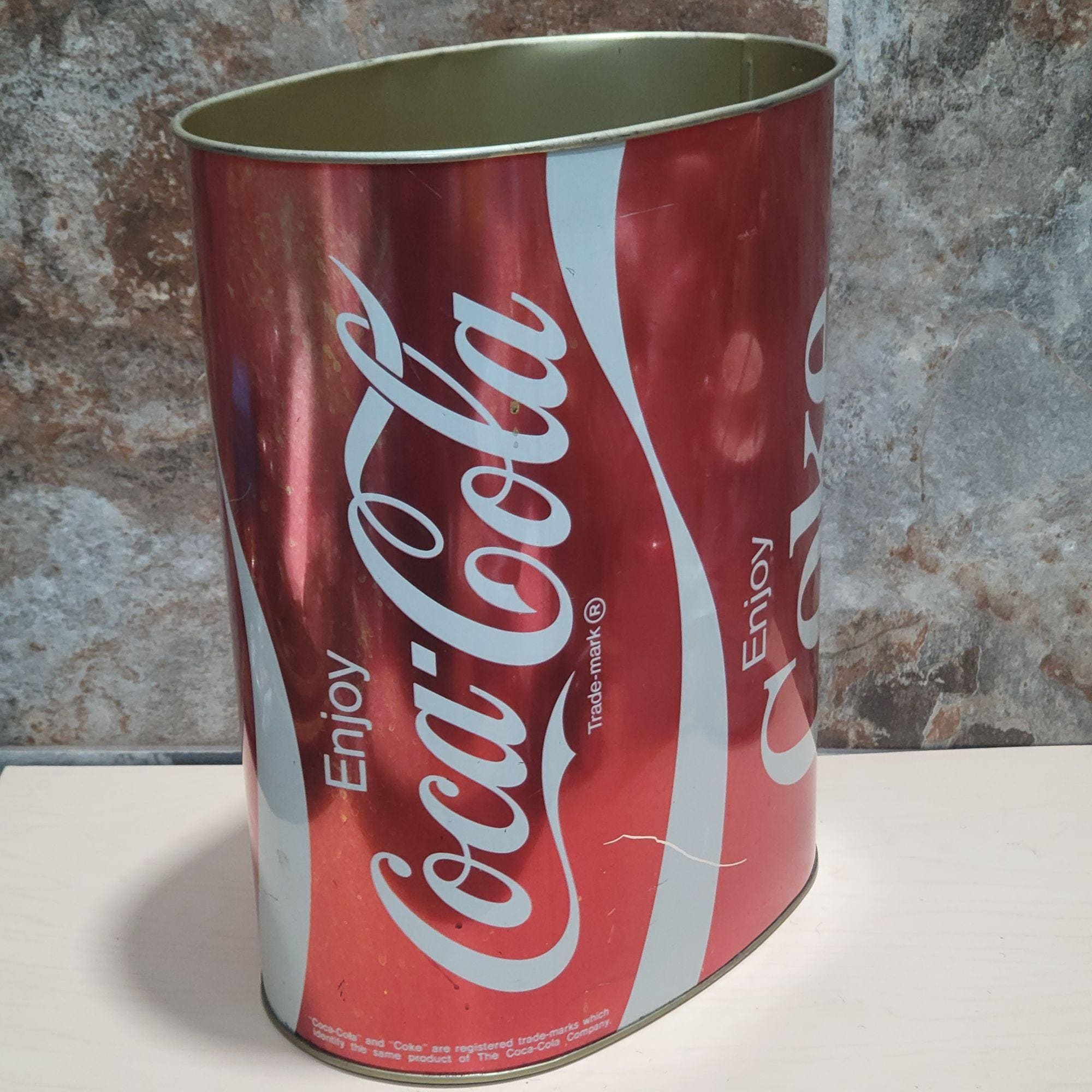 Coca Cola Trash Can - Etsy