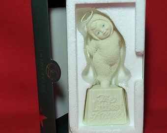 VTG Dept 56 Snowbabies The Littlest Angel 1999 Ceramic Bisque Figurine