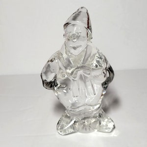 Vintage Art Glass Clown Paperweight Figurine Home Decor