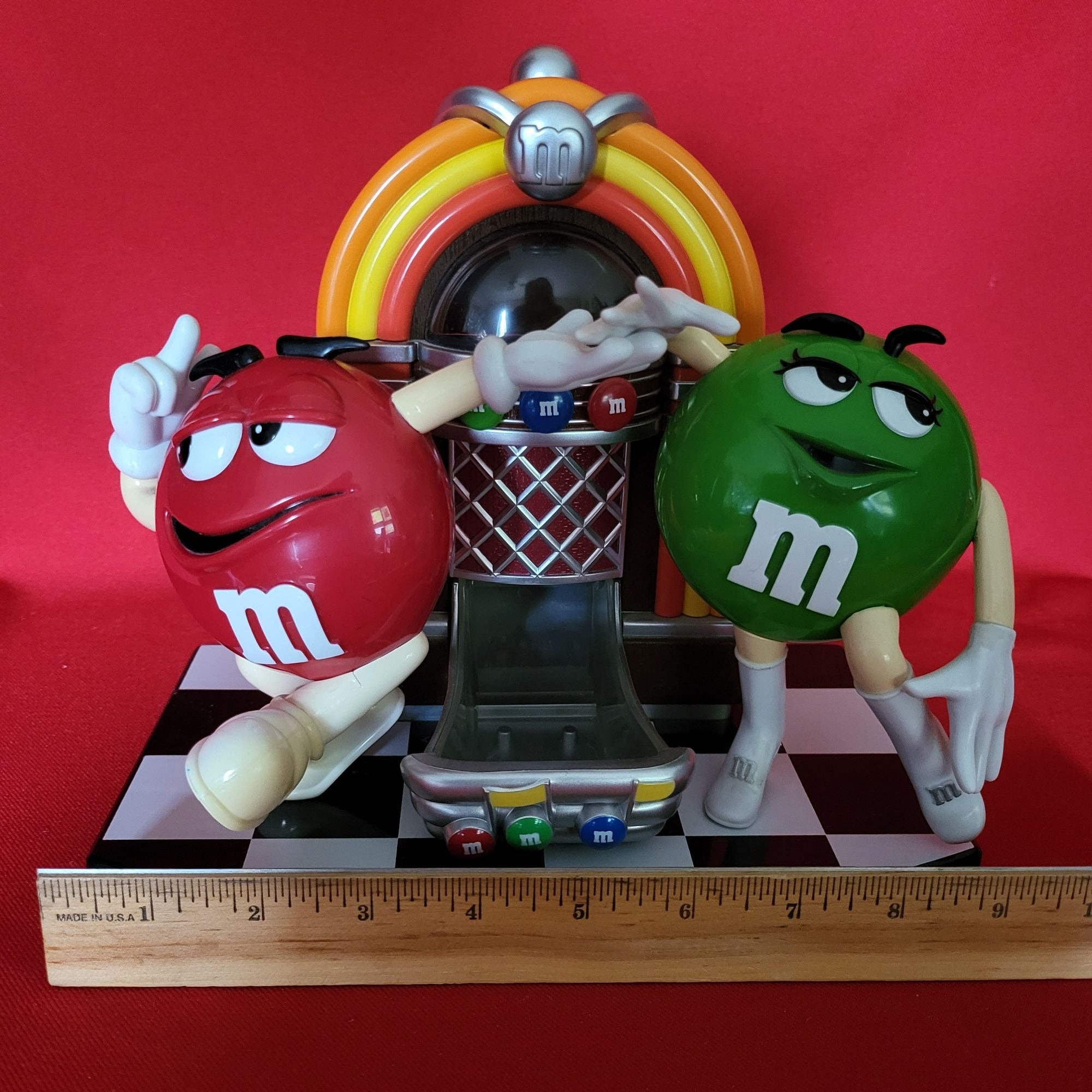 M & M Rockin Cafe Roll Candy Dispenser First Limited Edition M & M Rockin Cafe Roll Candy Dispenser First Limited Edition