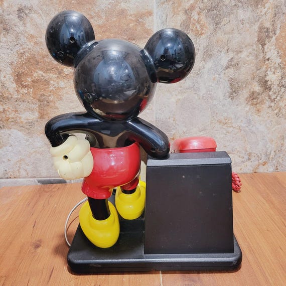 ヴィンテージ ディズニー ミッキーマウス 電話 固定電話 プッシュ