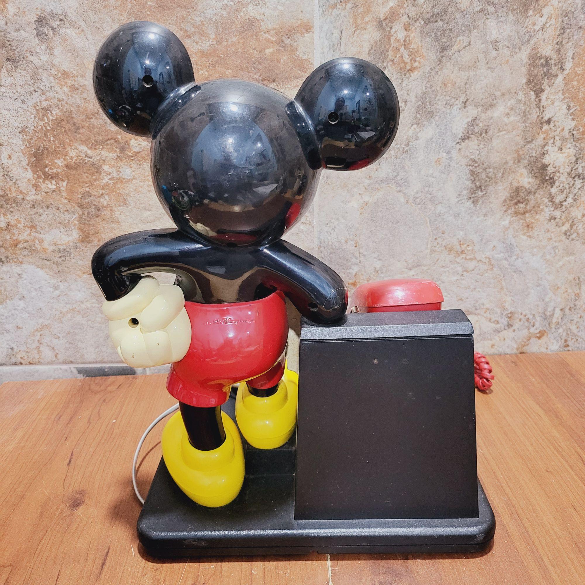 ミッキー黒電話 Mickey PHONE🌟 アメリカにて仕入れた1980年代のミッキーの電話です