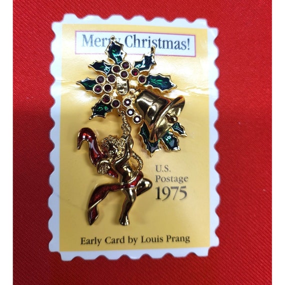 Vintage Christmas Pins/ Brooch Set of 2  Christma… - image 10