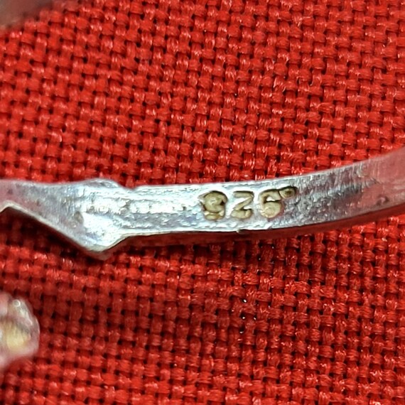 Sterling Silver 925 Frog Ring - image 3