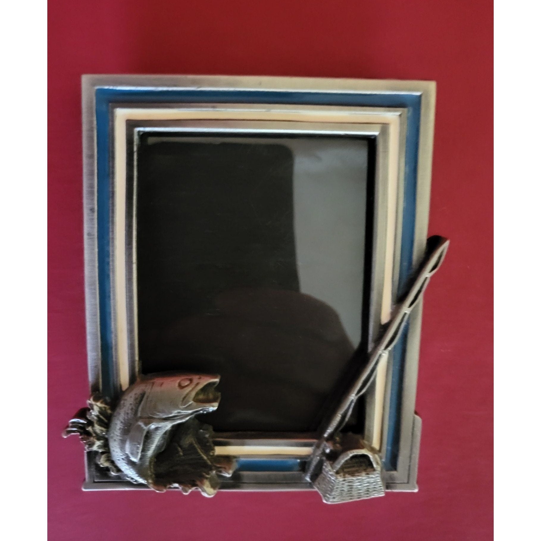 Small Vintage 1988 Fishing Picture Frame - Etsy