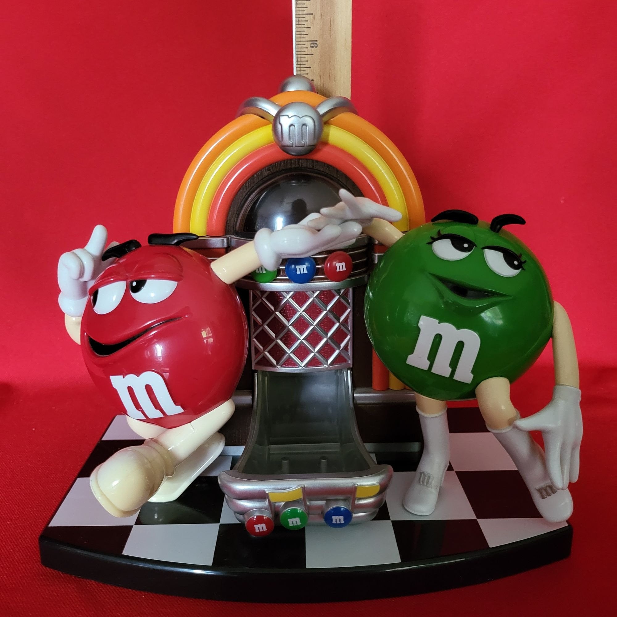 M & M Rockin Cafe Roll Candy Dispenser First Limited Edition M & M Rockin Cafe Roll Candy Dispenser First Limited Edition