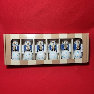 Weihnachten Schneemann Tischkartenhalter Holz 6er Set