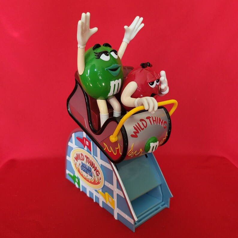 M & M Wild Thing Roller Coaster Dispenser Classic Collectible 2nd