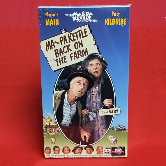 Ma & Pa Kettle Back on the Farm 1994 VHS New Sealed - Etsy