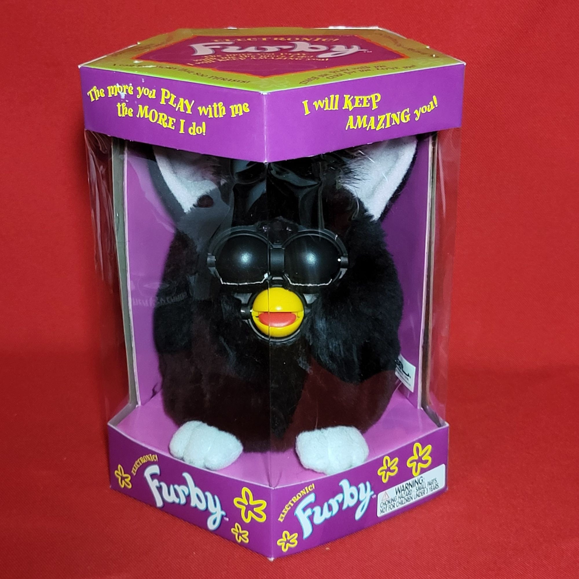 VTG Electronic Furby Black Tiger Model 70800 1998 NIB Etsy