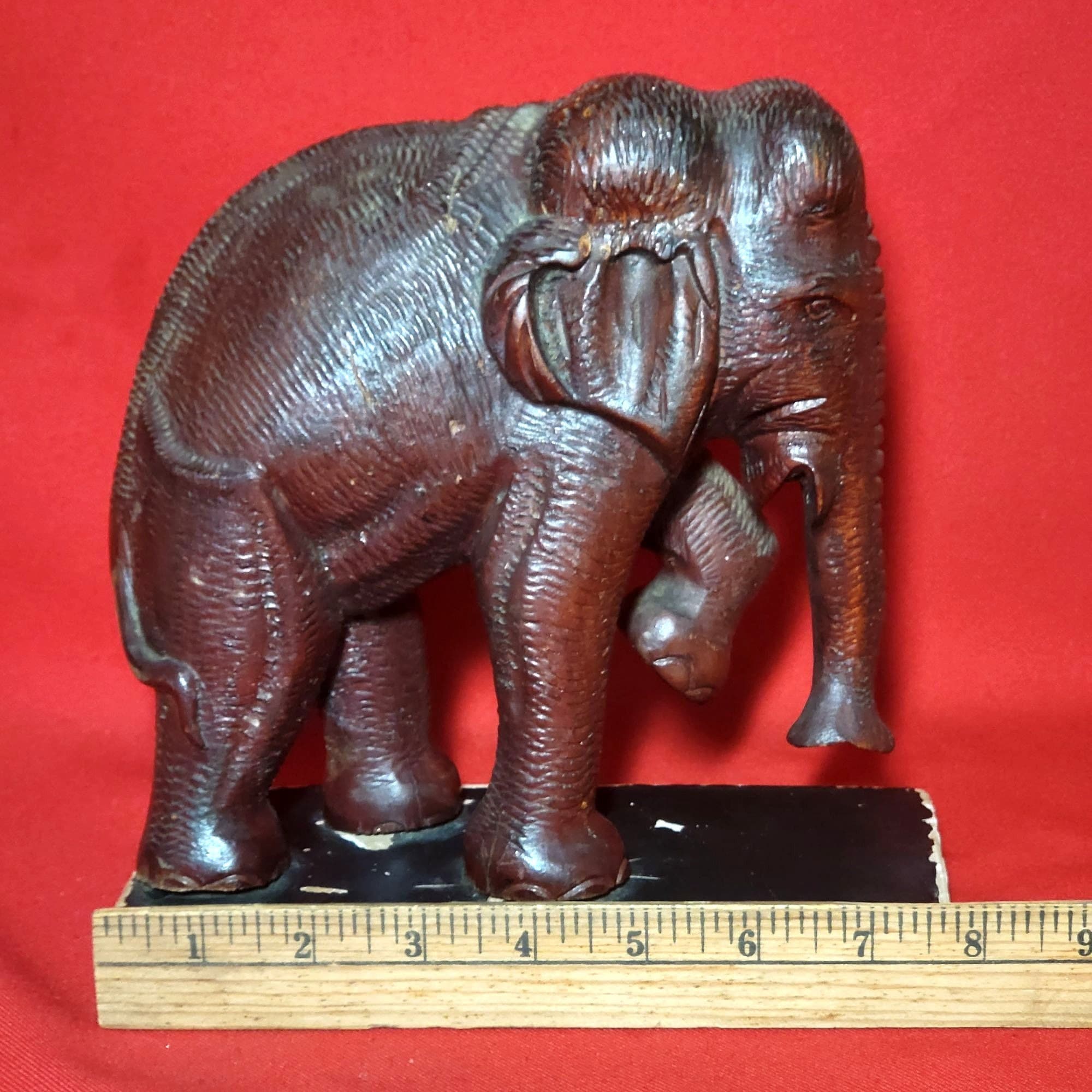 VTG 木彫り象の彫刻 室内装飾 - Etsy 日本