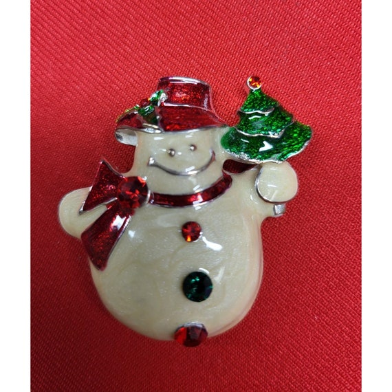 Christmas Pins/ Brooch Set of 2 Christmas Santa C… - image 5