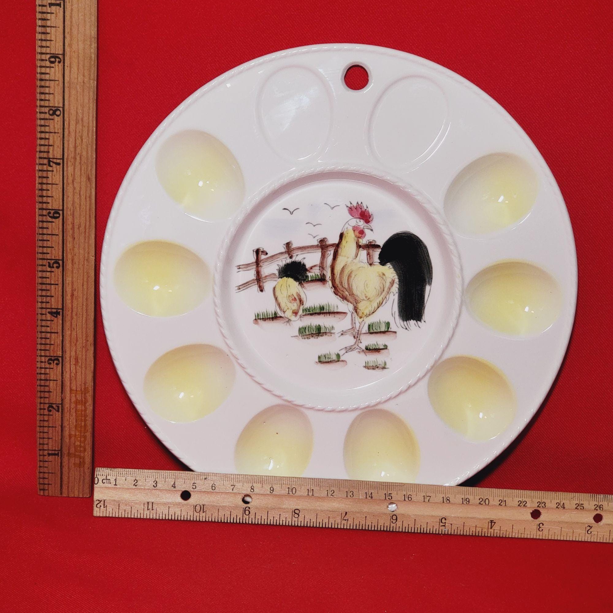Keramische Ramellina, eierdopje, gevulde eierschaal, keramische dienblad, gevulde eieren, borden, eierborden, eierdopjes, eierborden model M03, 100% handgemaakte decoratie, 26 x 26 x 2,5 cm