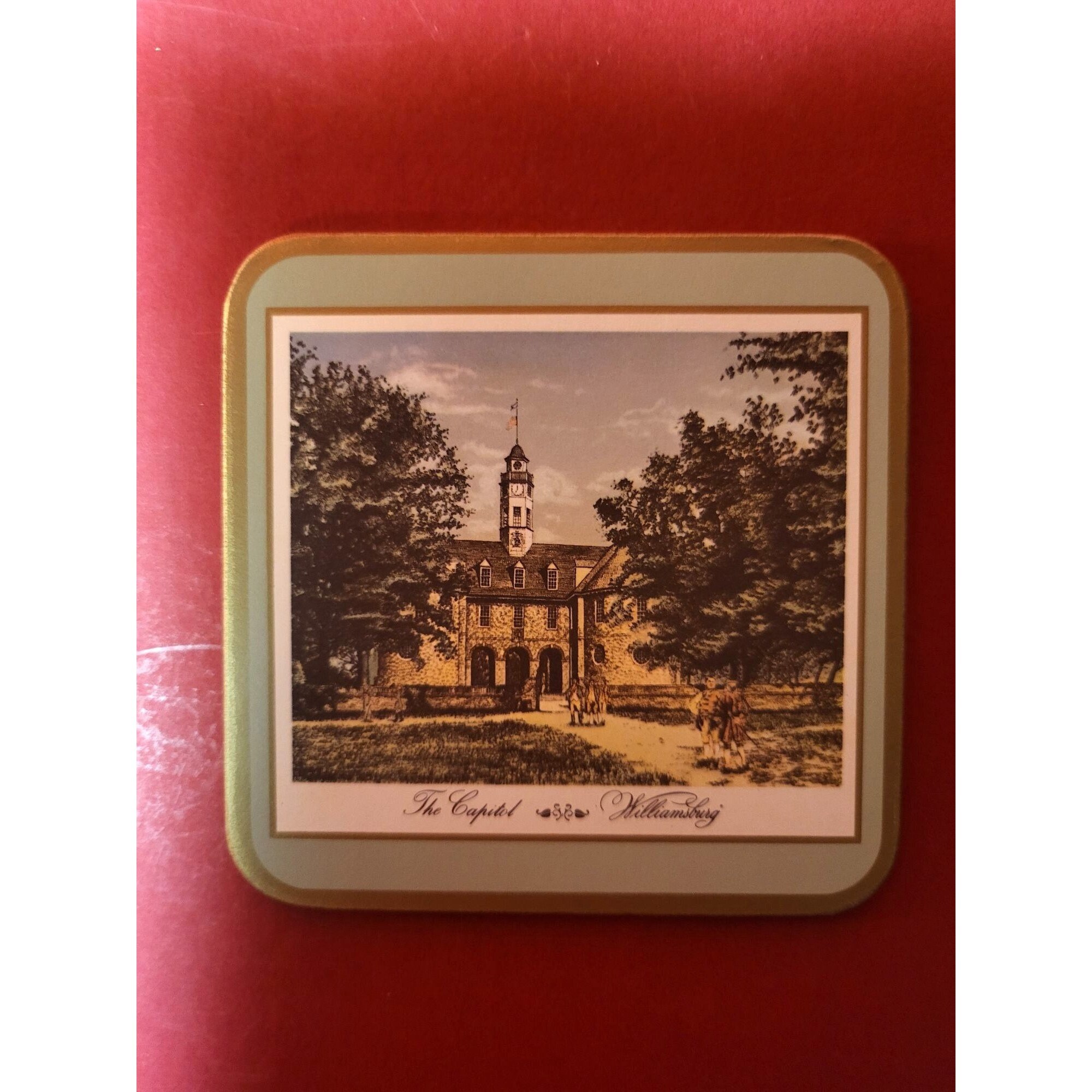 Vintage Pimpernel 6 Traditional Coasters of German Cities Williamsburg
