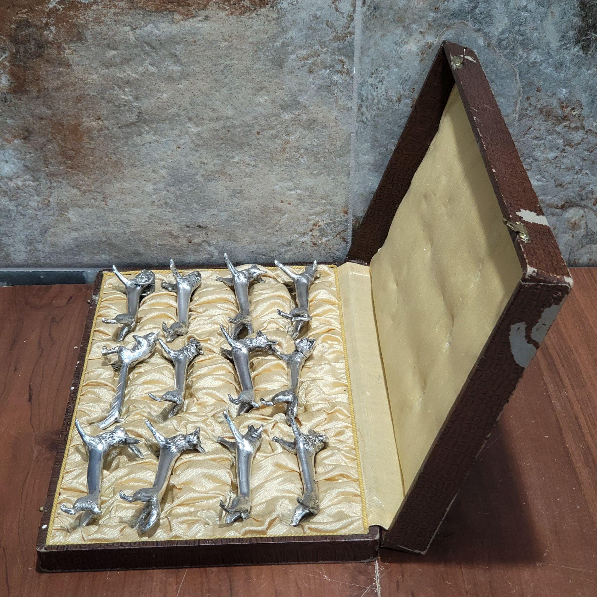 ANCIENS PORTE COUTEAUX Letang Remy Paris Modele Baltique Miroir Boite D'origine EUR 18,00 - FR