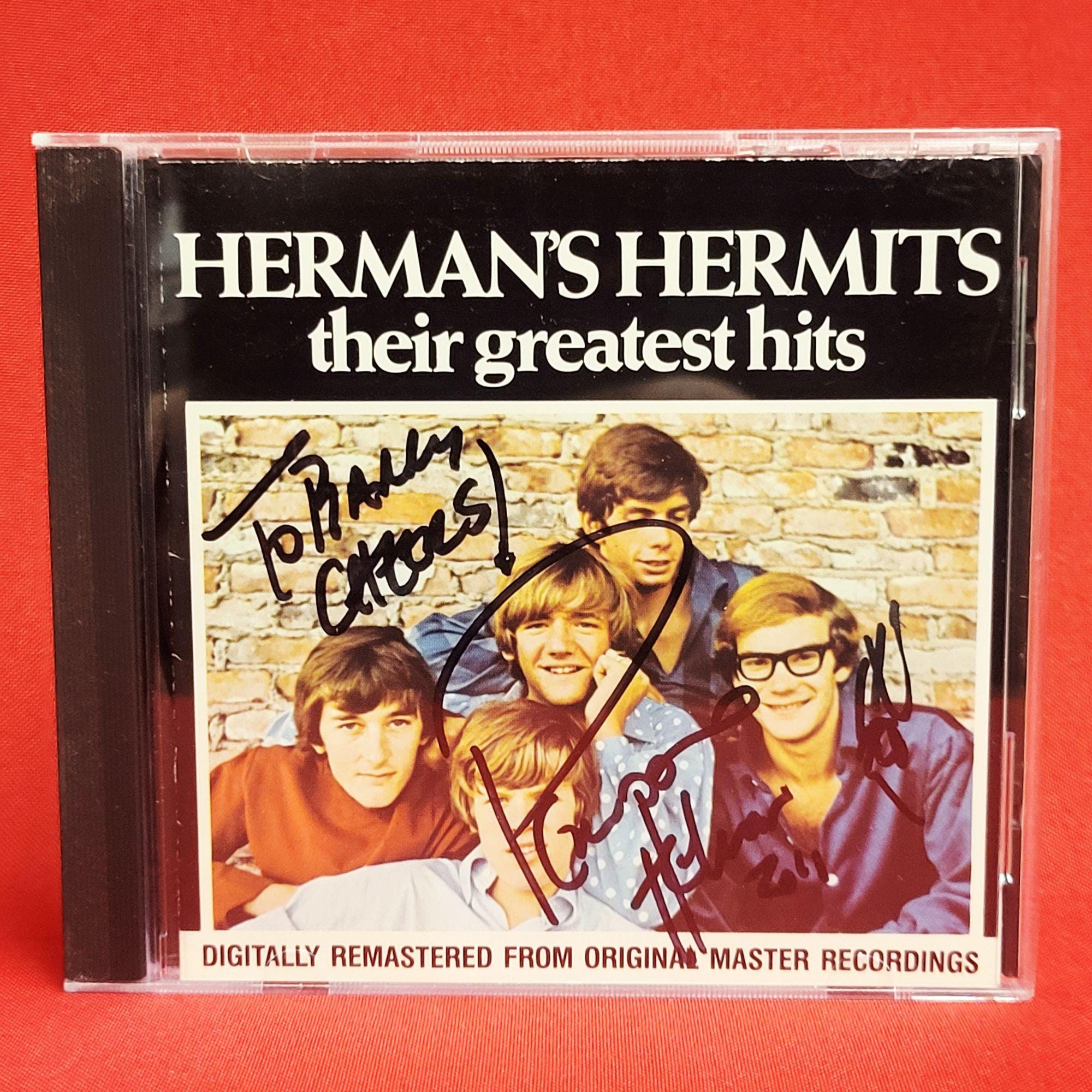ハーマンズ・ハーミッツ グレイテスト・ヒッツ CD 1987 サイン入り